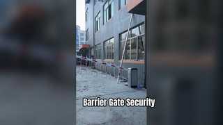 Barrier Gate JWS-D06 Shiny Silver fence pole