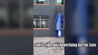 Fabric Light Box Advertising Barrier Gate