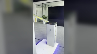  J-DZ101 Barrier Gate Shiny Silver Lifting Video