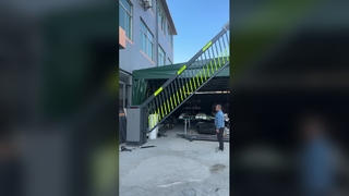 Heavy-duty Barrier Gate Pressure Wave Obstacle Reverse Test